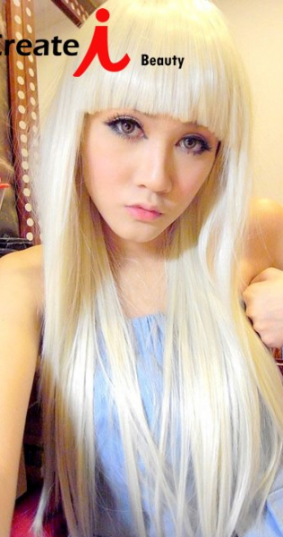 Blonde like lady gaga