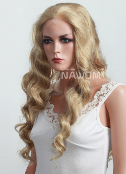 Blonde Wavy